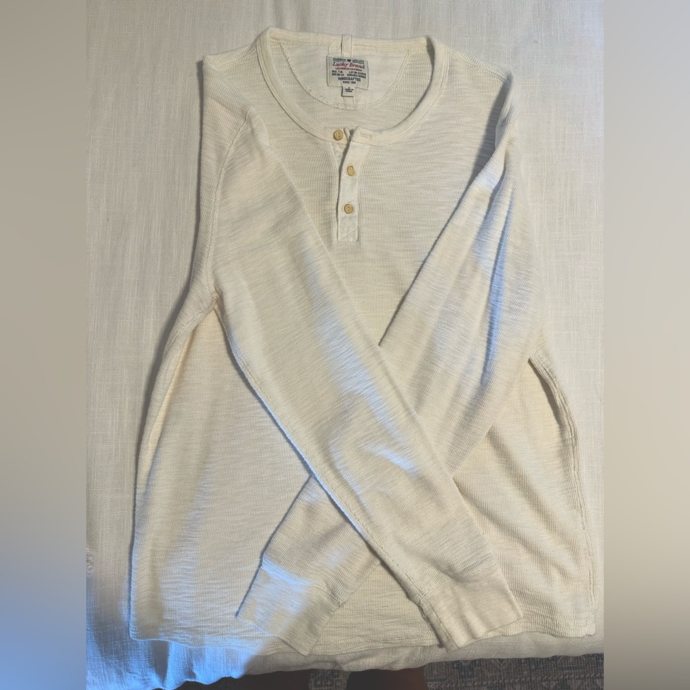 Men’s Lucky Brand waffle knit shirt